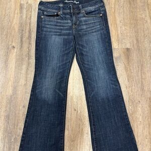 American Eagle Outfitters Dark Blue Boot Cut Jeans